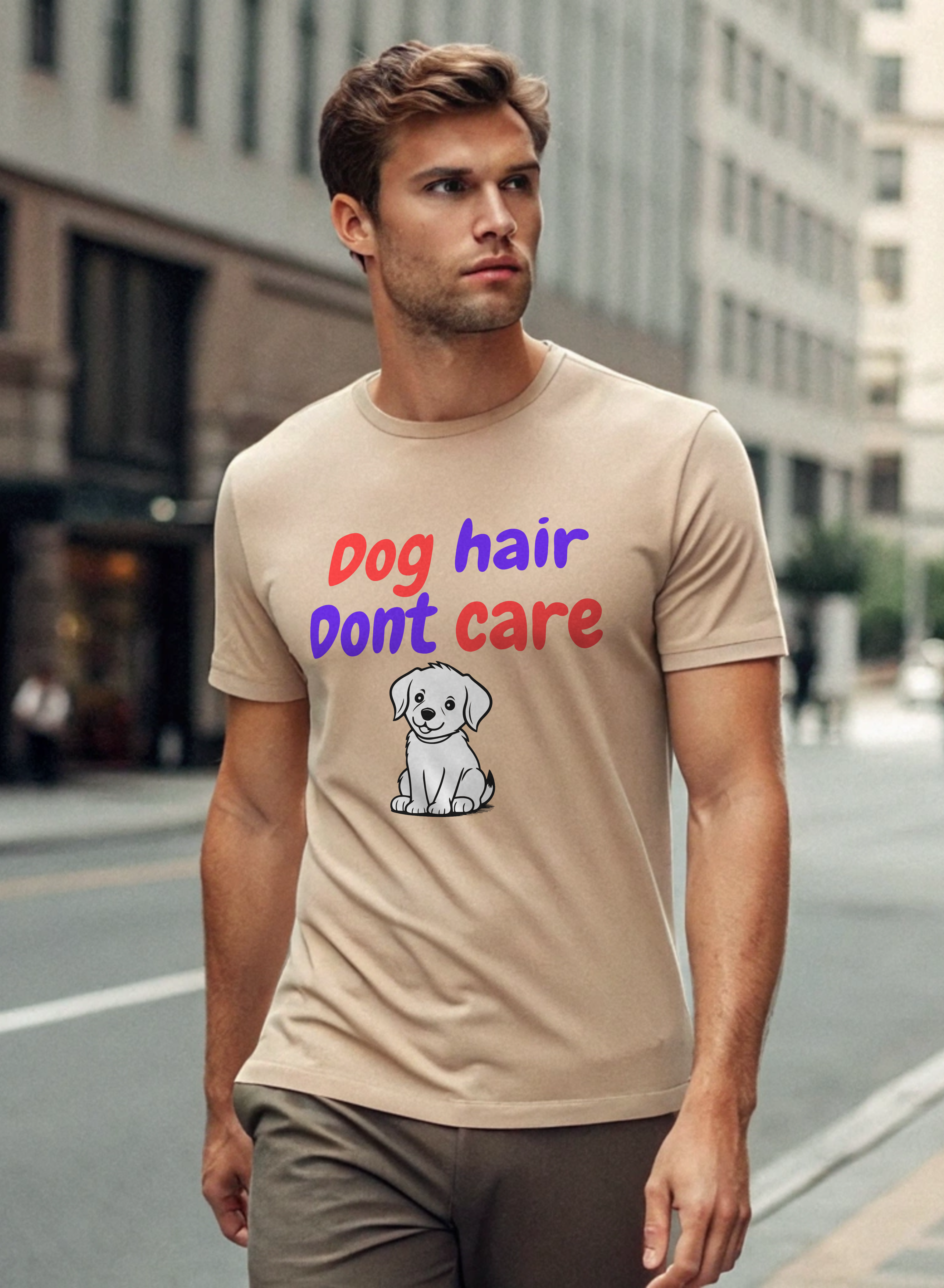 Dog Hair Don't Care - Unisex Dog Hair Don’t Care Shirt | Funny Dog Quote Tee | Everyday Casual Wear