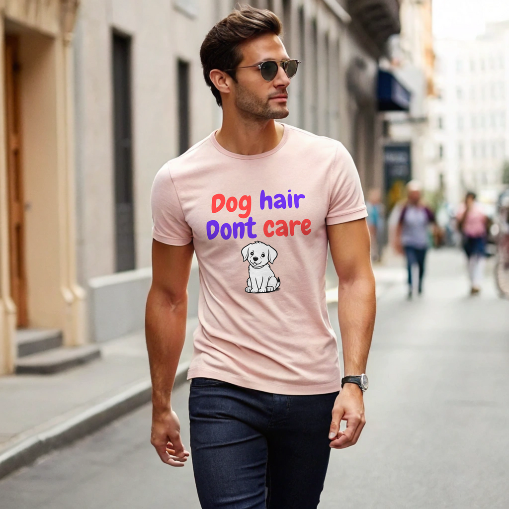 Dog Hair Don't Care - Unisex Dog Hair Don’t Care Shirt | Funny Dog Quote Tee | Everyday Casual Wear