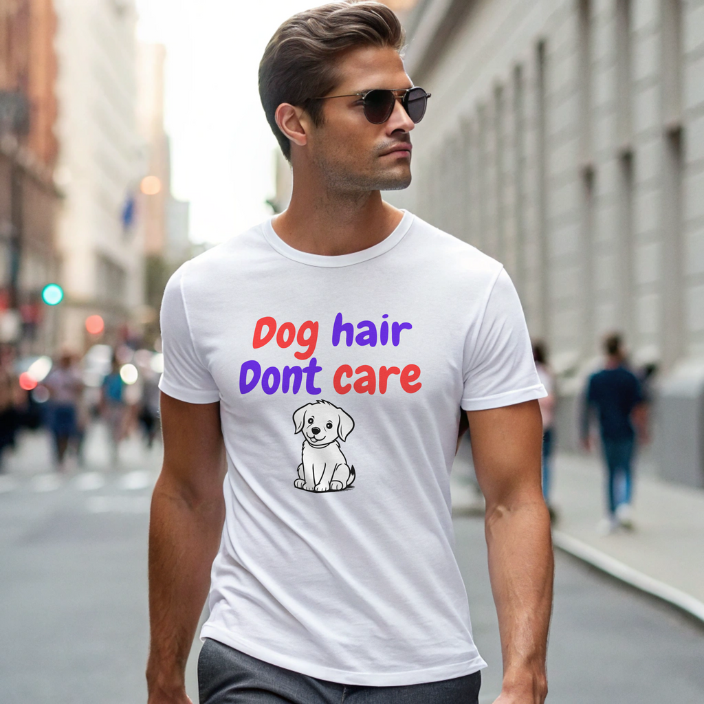 Dog Hair Don't Care - Unisex Dog Hair Don’t Care Shirt | Funny Dog Quote Tee | Everyday Casual Wear