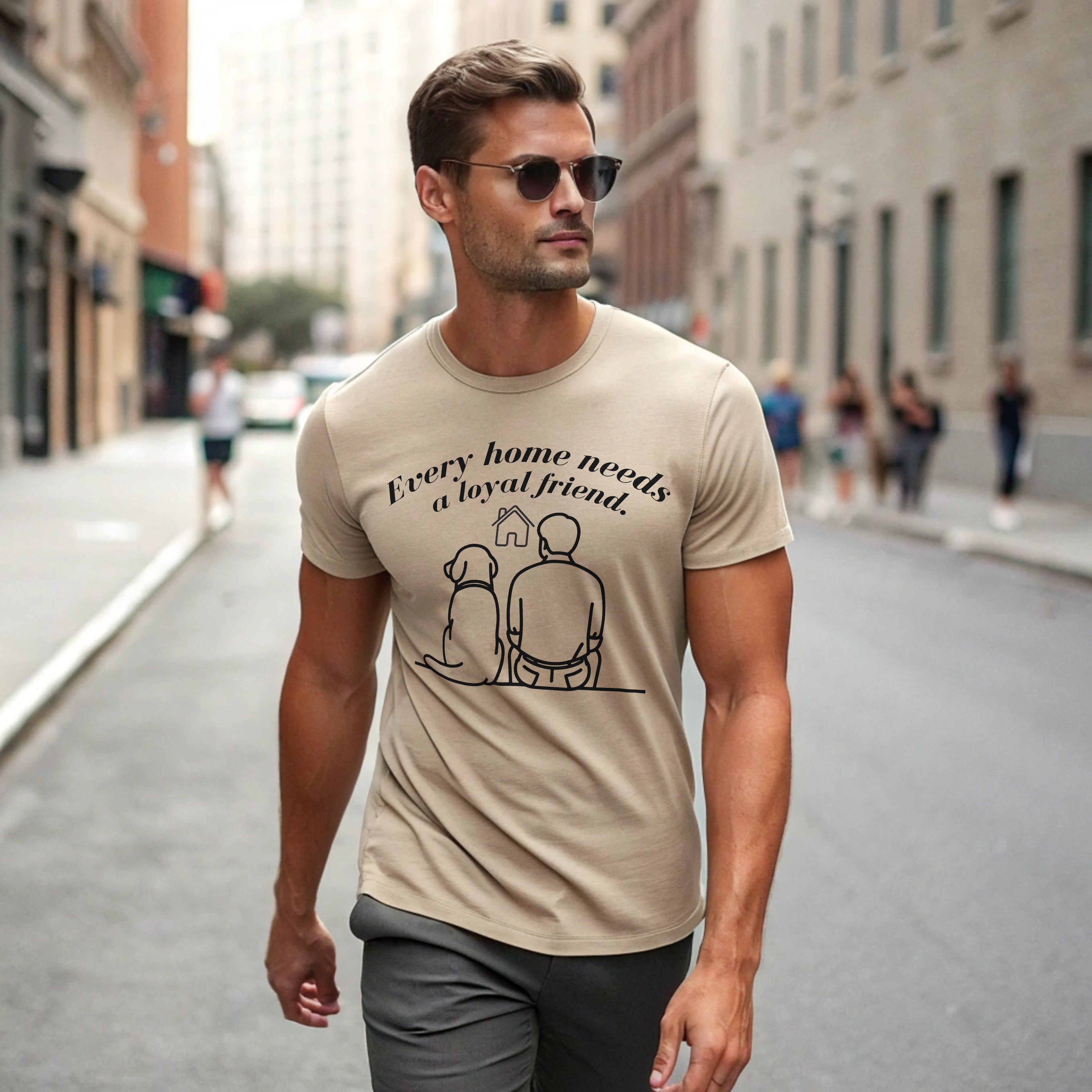 Every Home Needs a Loyal Friend | Dog Lovers T-Shirt