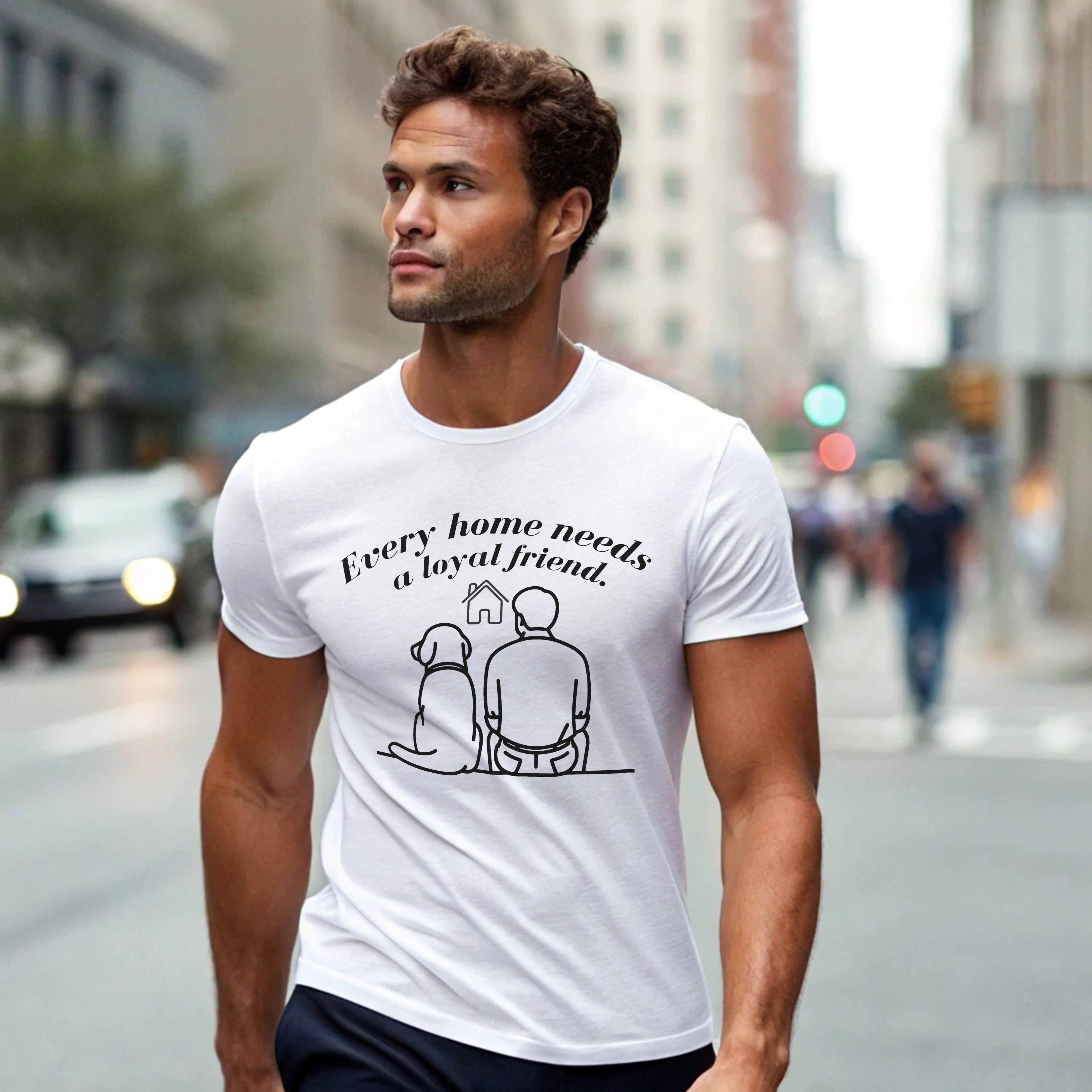 Every Home Needs a Loyal Friend | Dog Lovers T-Shirt
