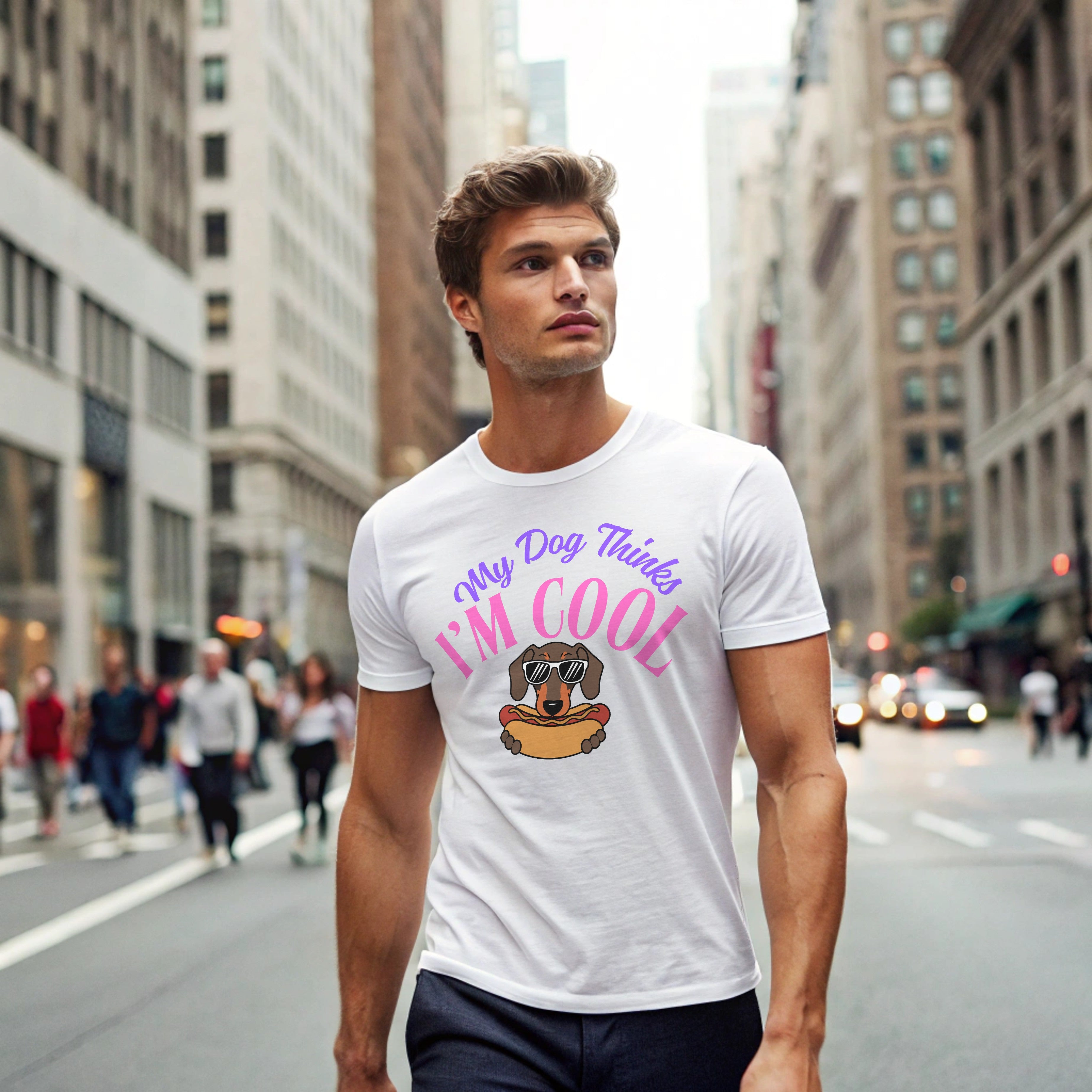 My Dog Thinks I’m Cool T-Shirt – For Proud Dog Lovers