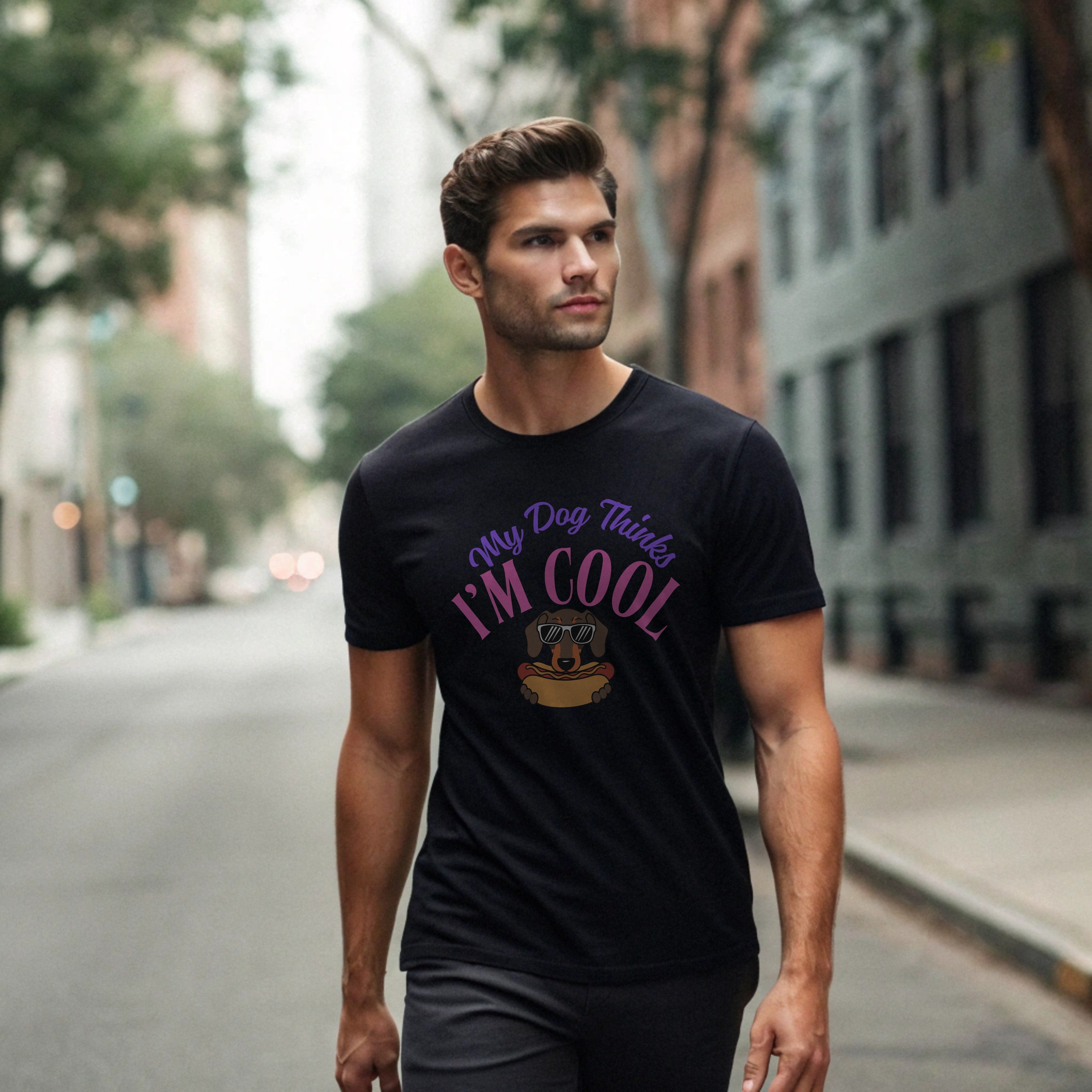 My Dog Thinks I’m Cool T-Shirt – For Proud Dog Lovers